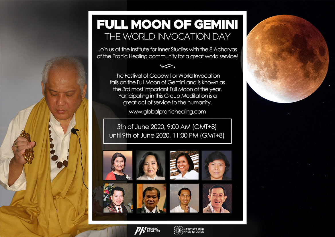 Full Moon of Gemini Power of Guru Global Pranic Healing IIS